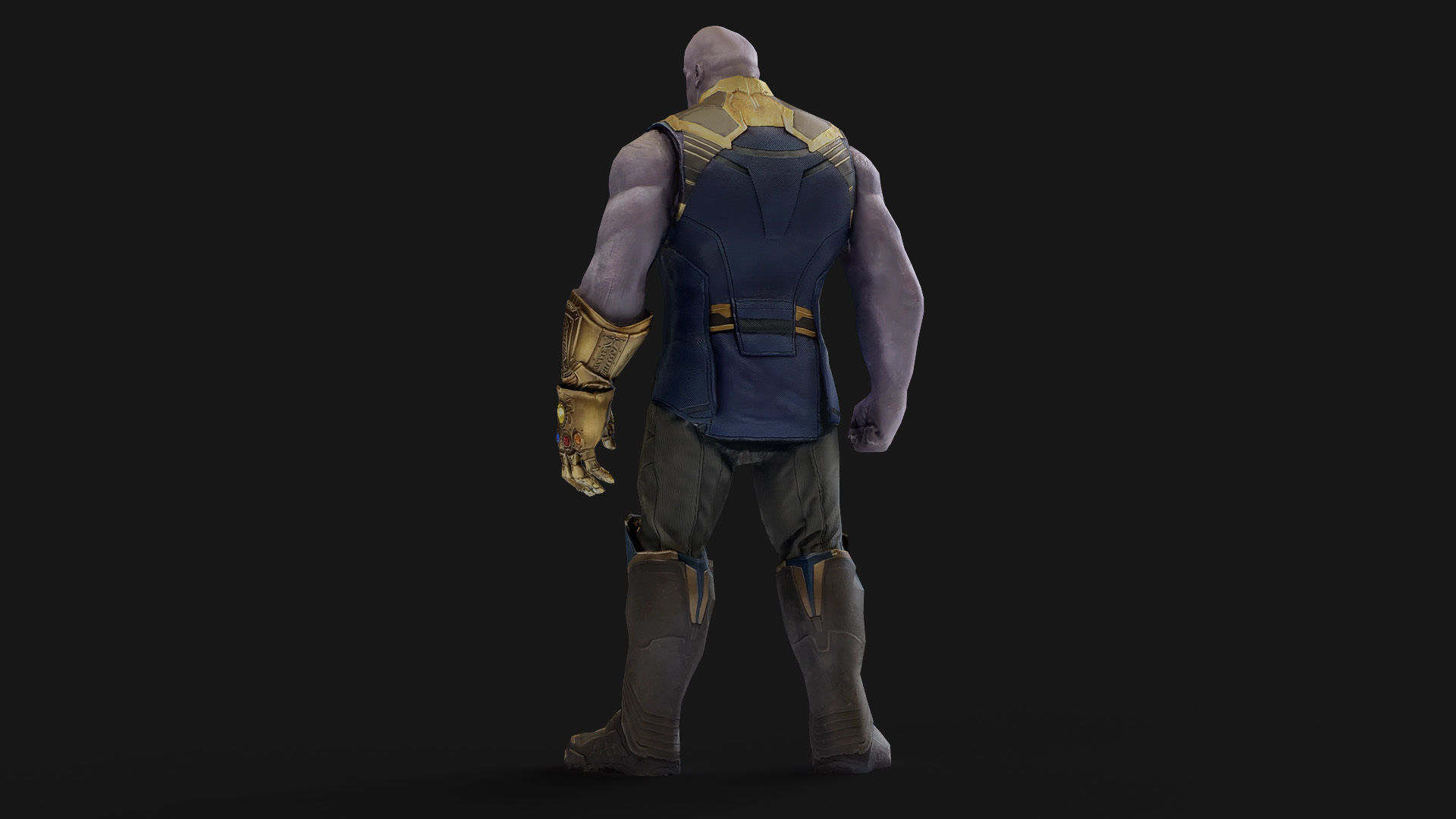 Thanos 3d Model Scan Low-poly 3D model_26