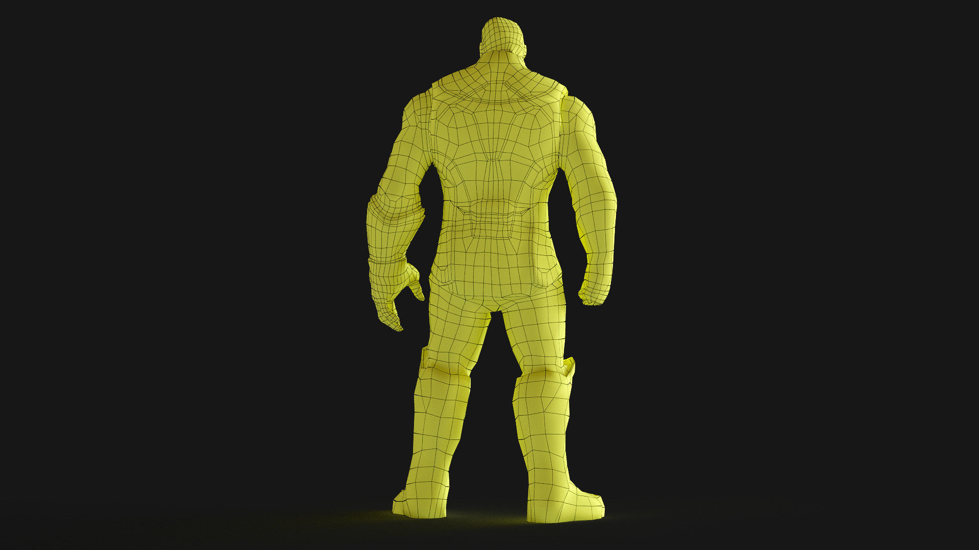 Thanos 3d Model Scan Low-poly 3D model_29