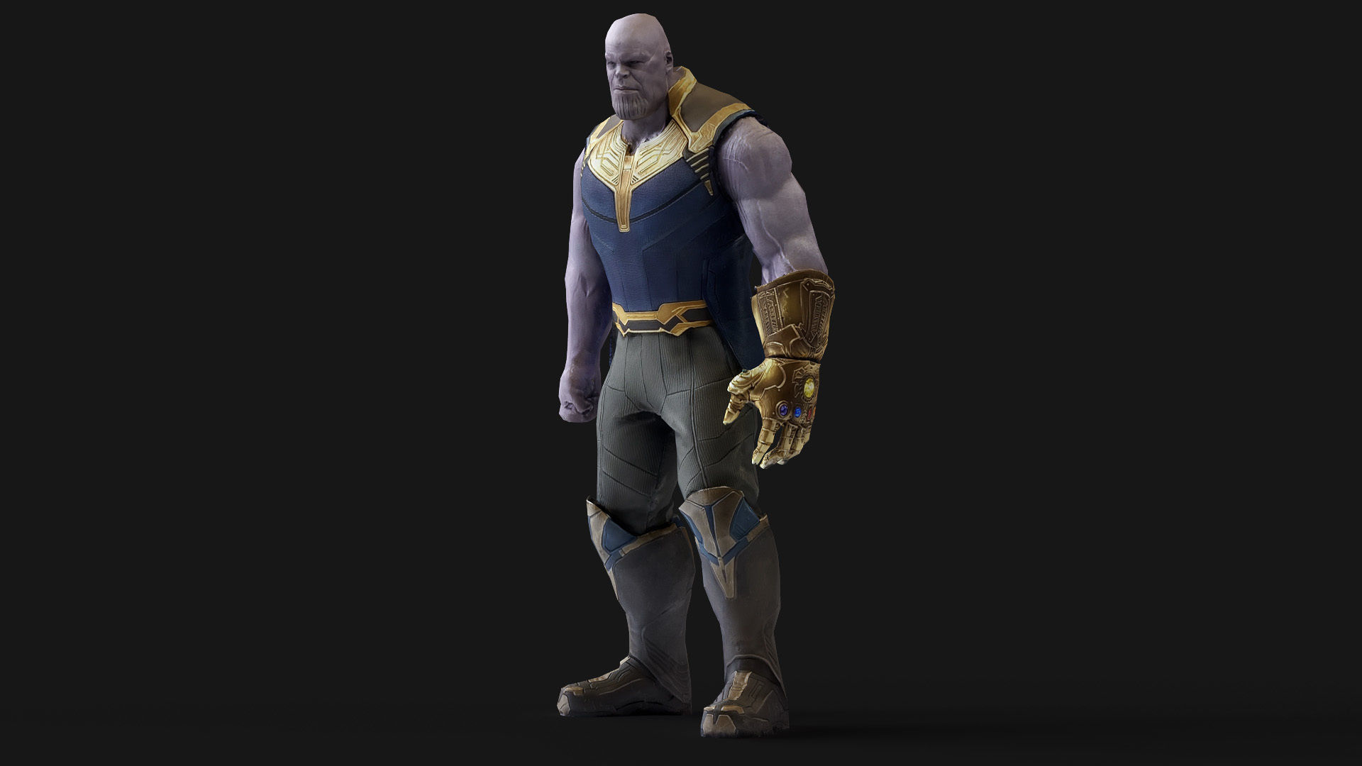 Thanos 3d Model Scan Low-poly 3D model_18