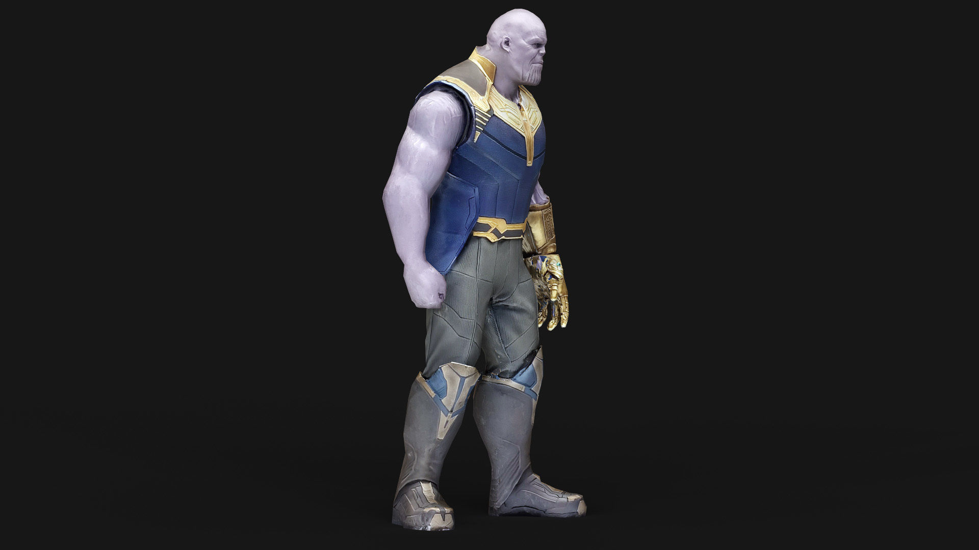 Thanos 3d Model Scan Low-poly 3D model_14