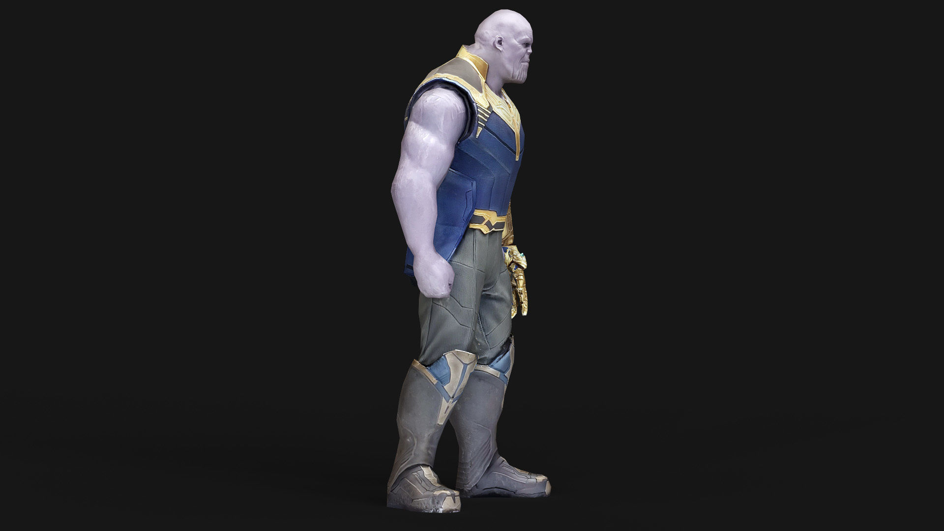 Thanos 3d Model Scan Low-poly 3D model_13