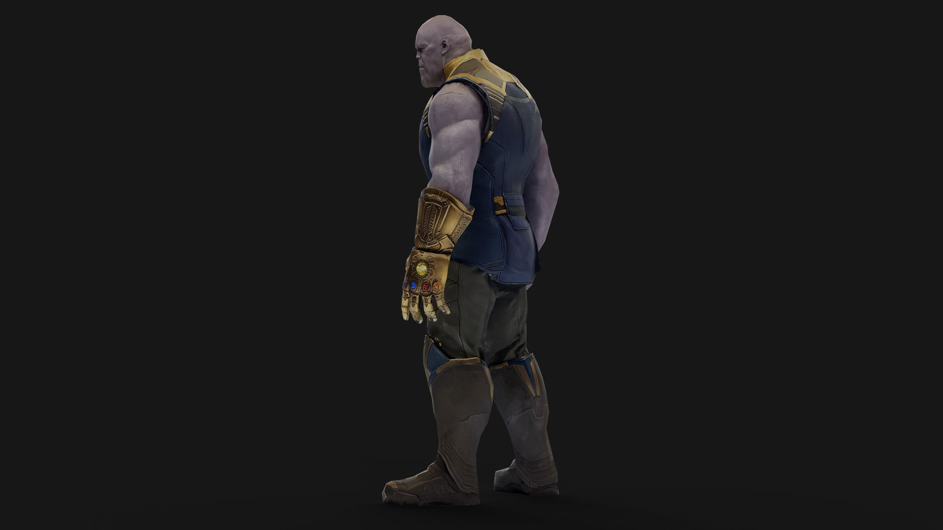 Thanos 3d Model Scan Low-poly 3D model_23