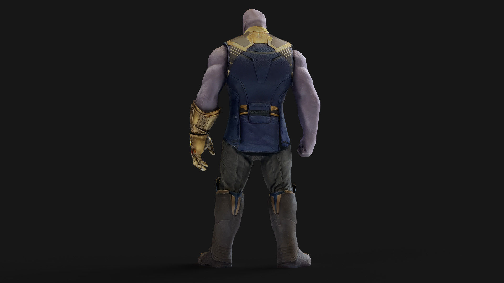 Thanos 3d Model Scan Low-poly 3D model_27