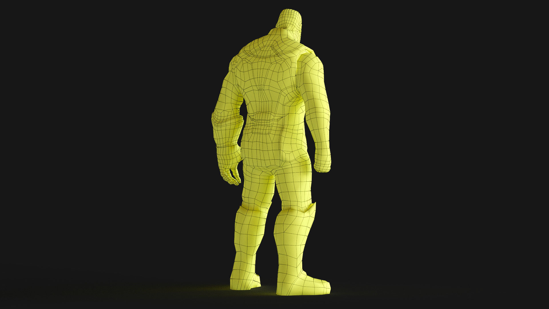 Thanos 3d Model Scan Low-poly 3D model_30