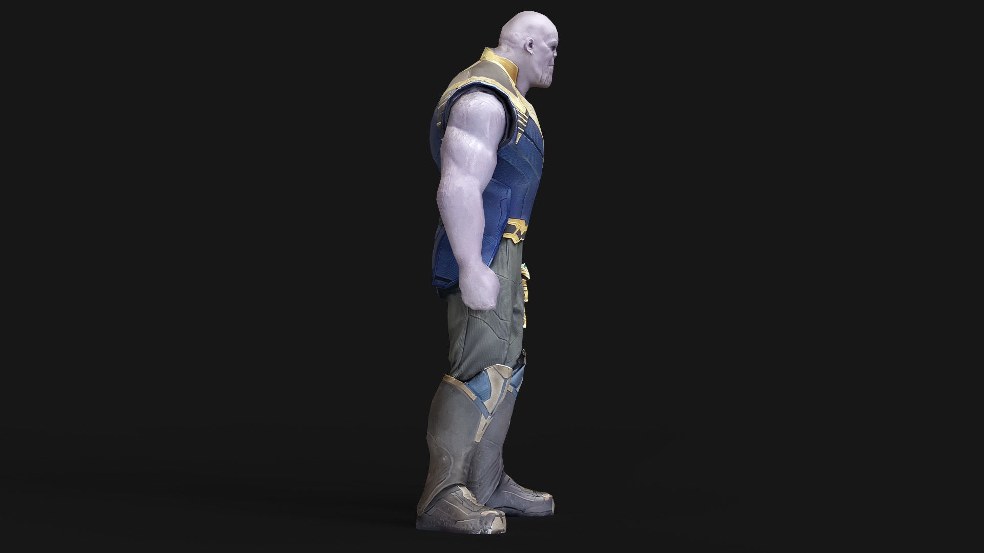 Thanos 3d Model Scan Low-poly 3D model_12