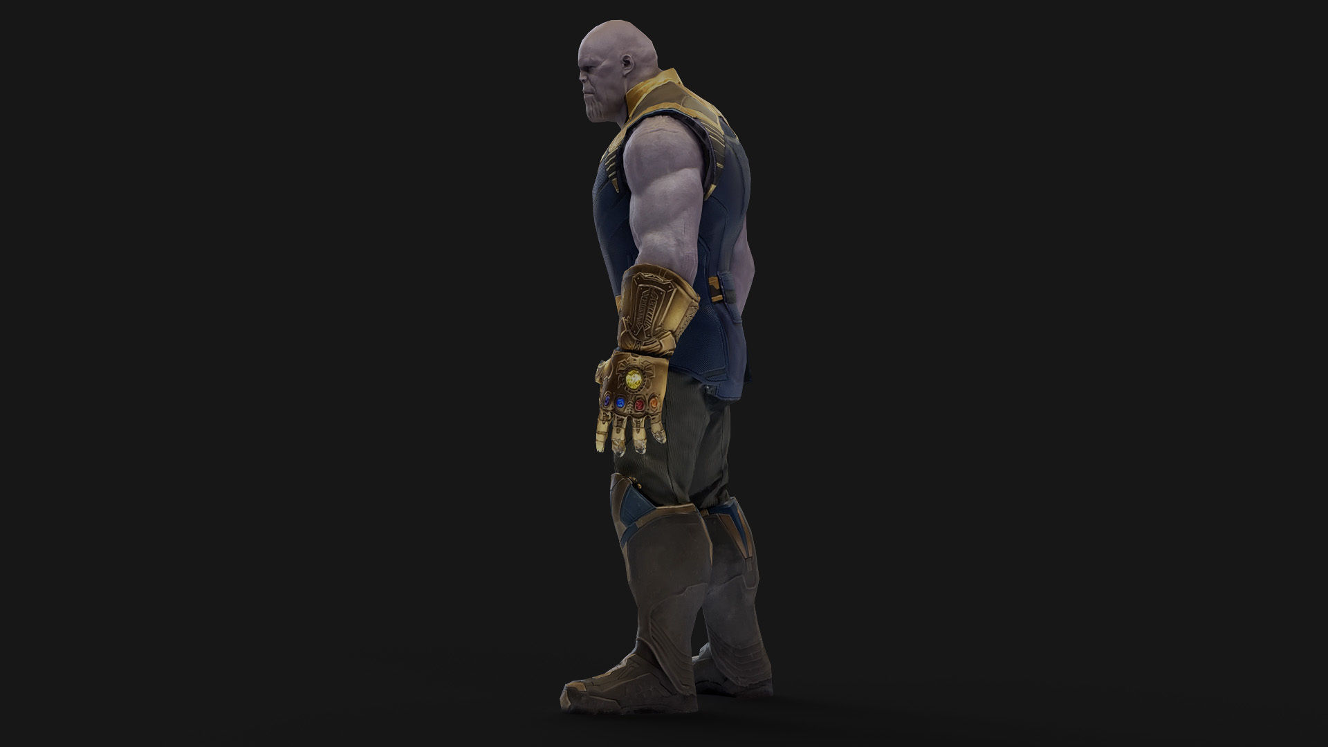 Thanos 3d Model Scan Low-poly 3D model_22