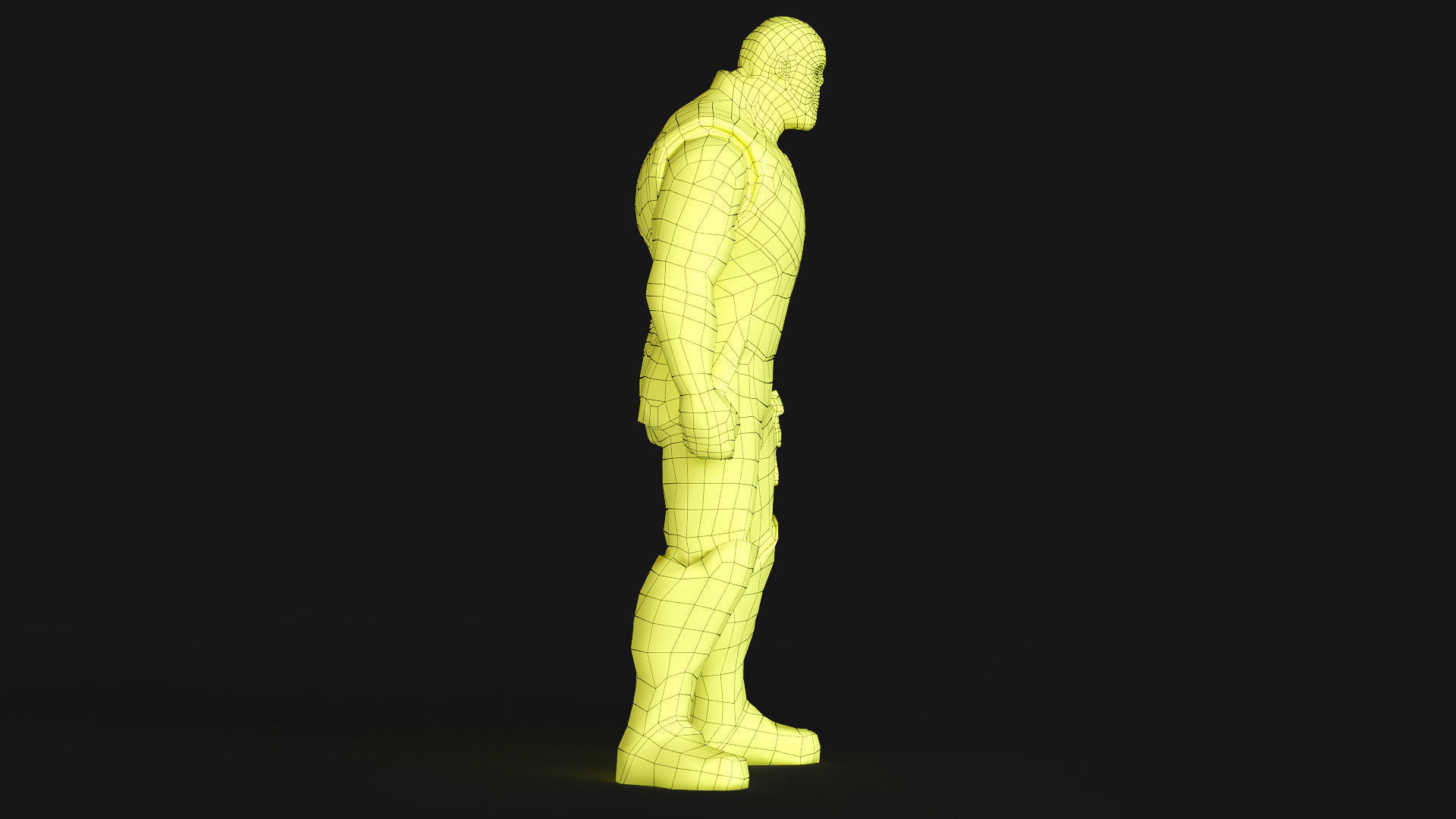 Thanos 3d Model Scan Low-poly 3D model_32