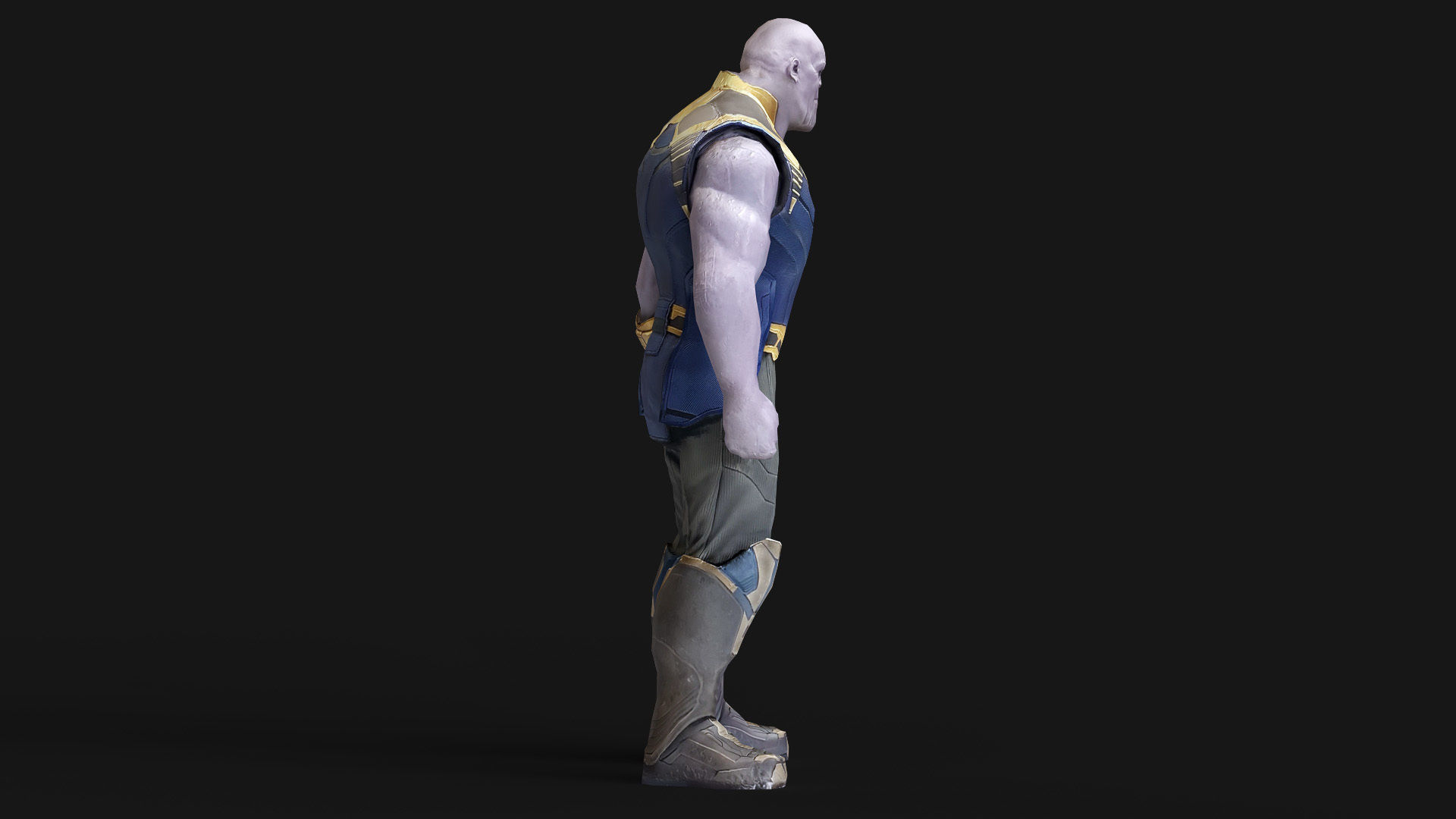 Thanos 3d Model Scan Low-poly 3D model_11
