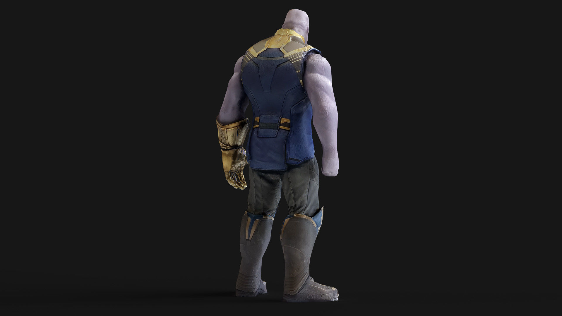 Thanos 3d Model Scan Low-poly 3D model_8