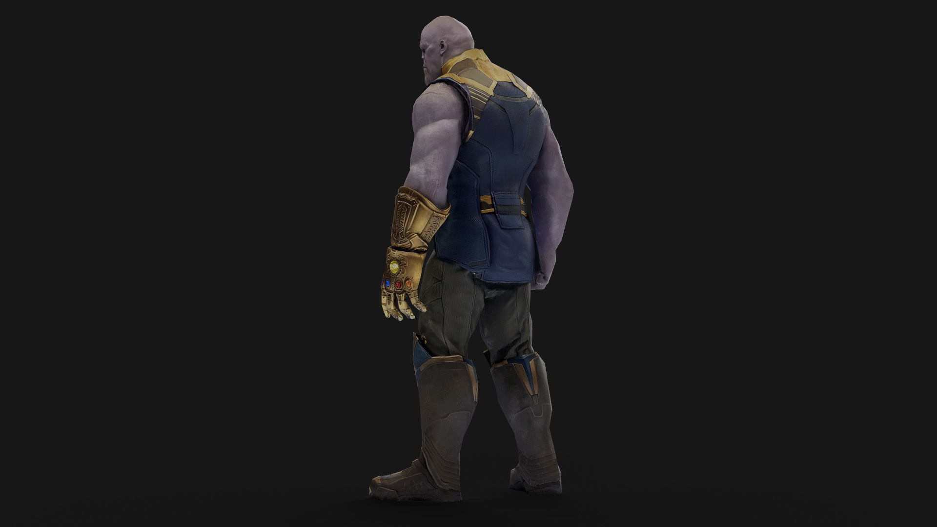 Thanos 3d Model Scan Low-poly 3D model_24