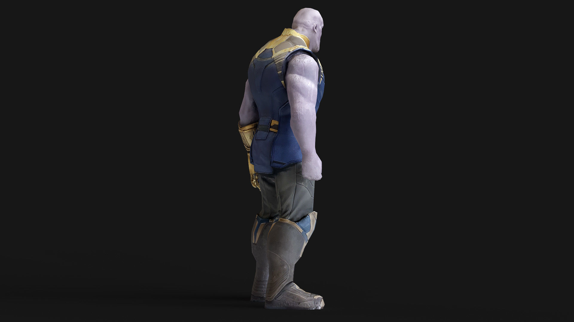 Thanos 3d Model Scan Low-poly 3D model_10