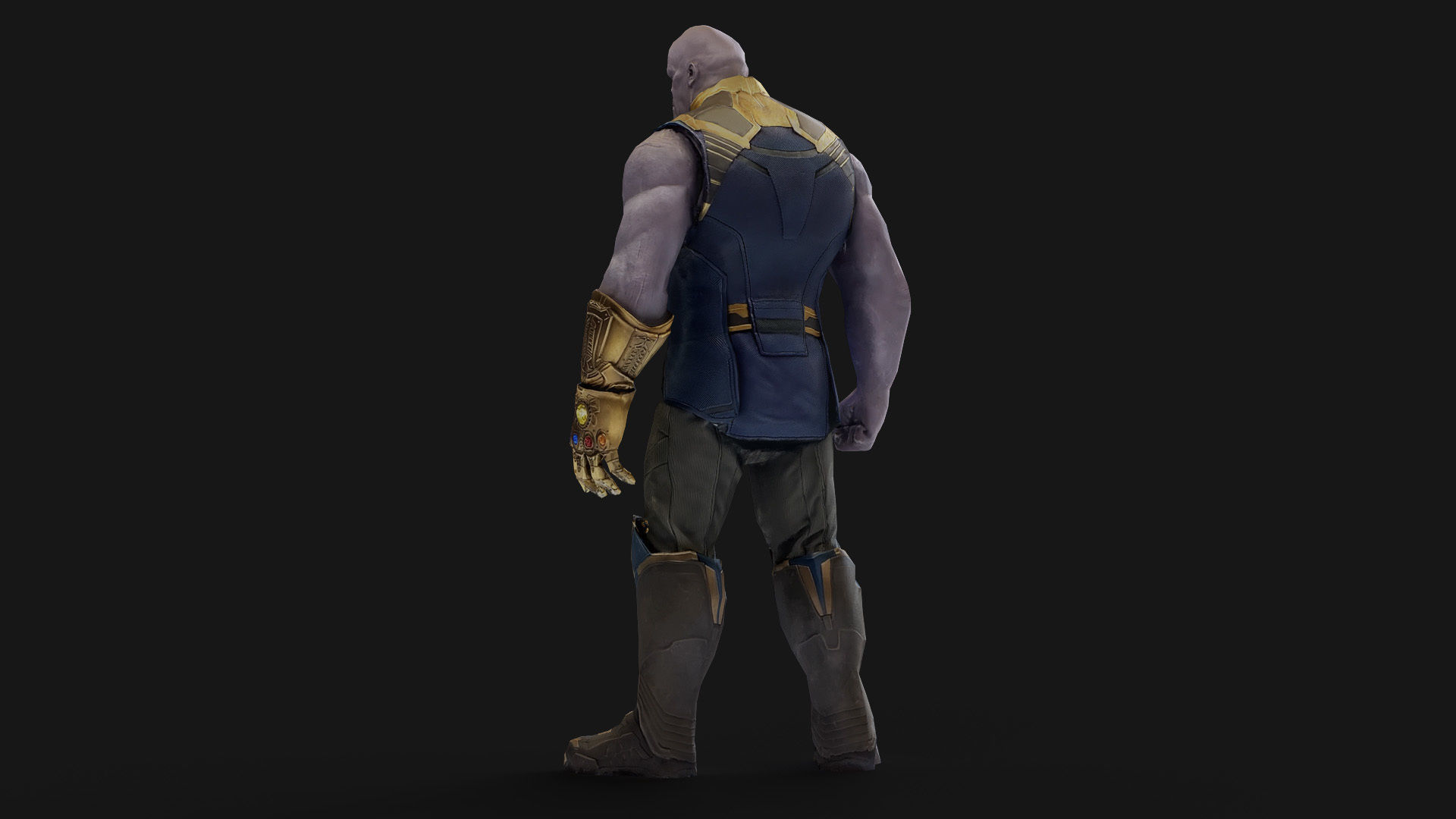 Thanos 3d Model Scan Low-poly 3D model_25