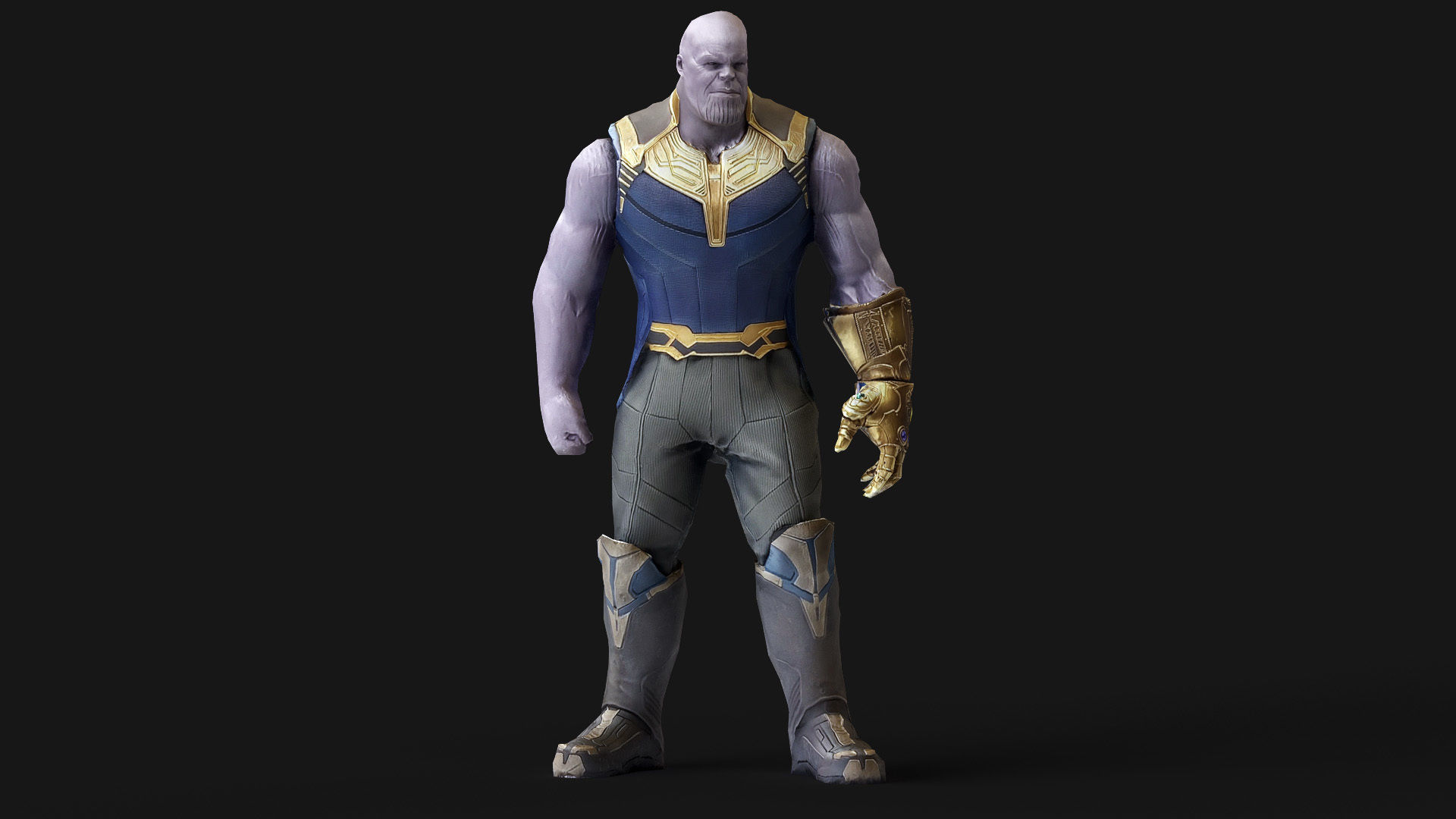 Thanos 3d Model Scan Low-poly 3D model_2