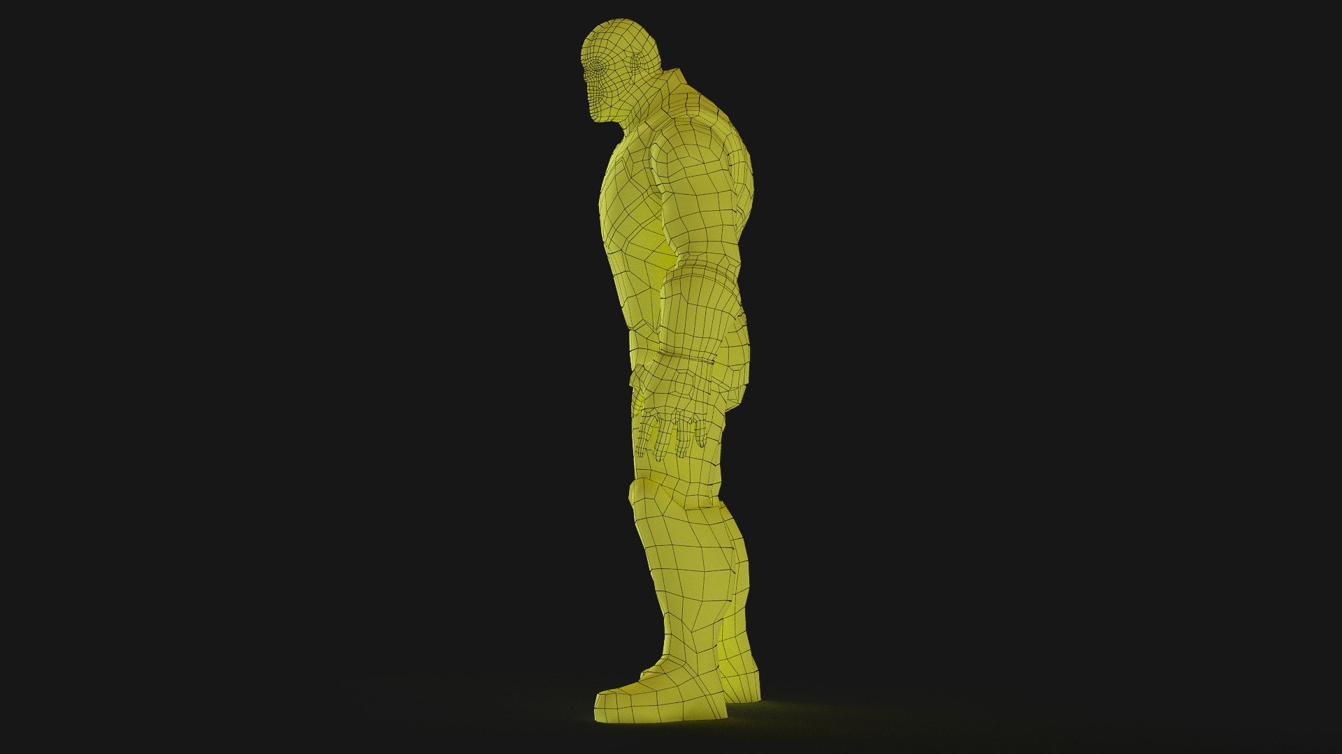 Thanos 3d Model Scan Low-poly 3D model_37