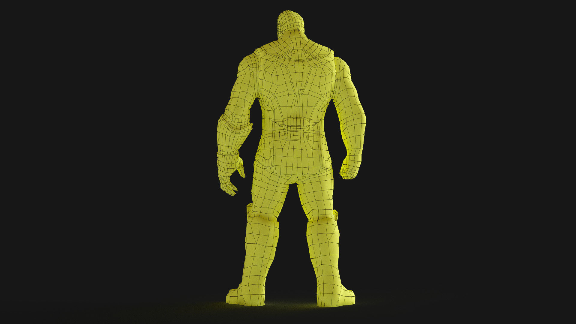 Thanos 3d Model Scan Low-poly 3D model_40