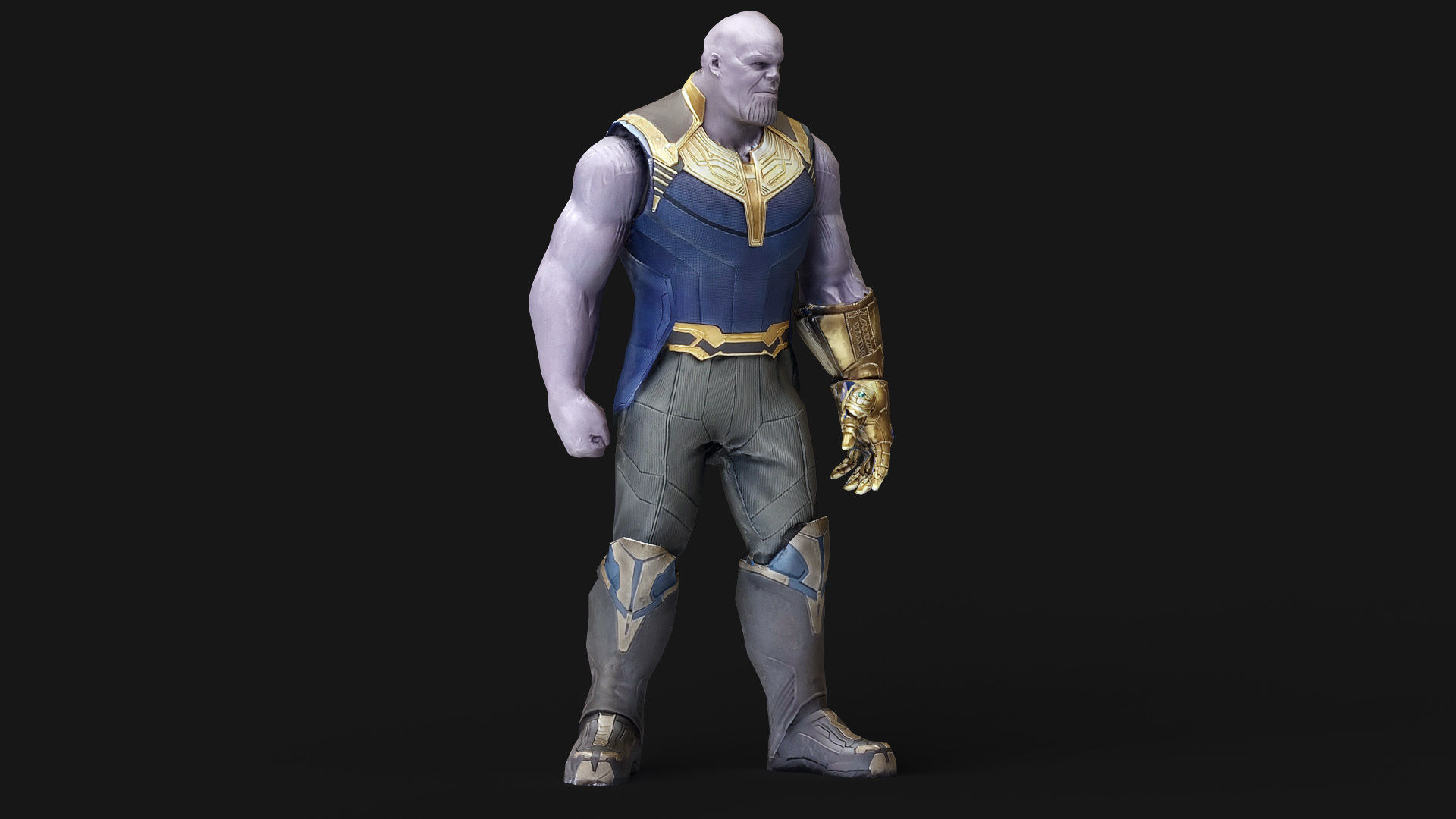 Thanos 3d Model Scan Low-poly 3D model_16