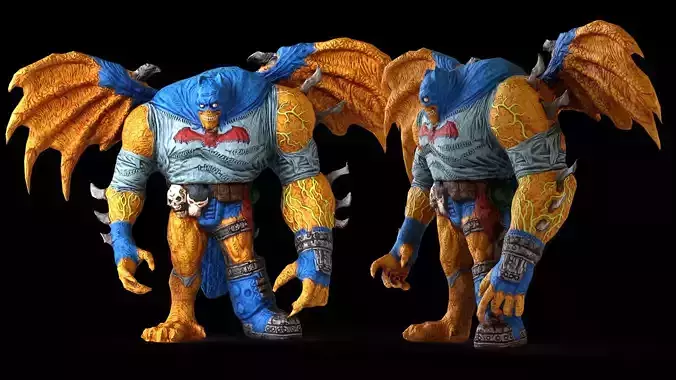 Batman 3d Model Scan Low-poly 3D model