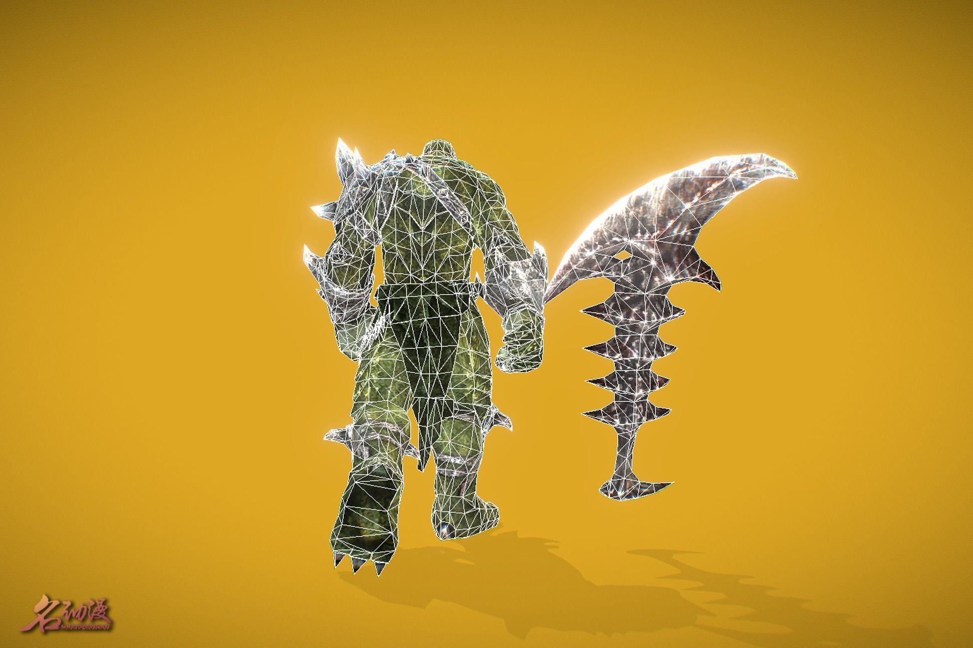 RPG Orc Low-poly 3D model_6