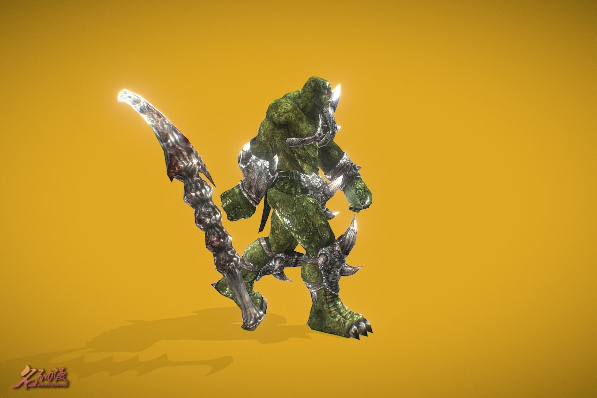 RPG Orc Low-poly 3D model_3