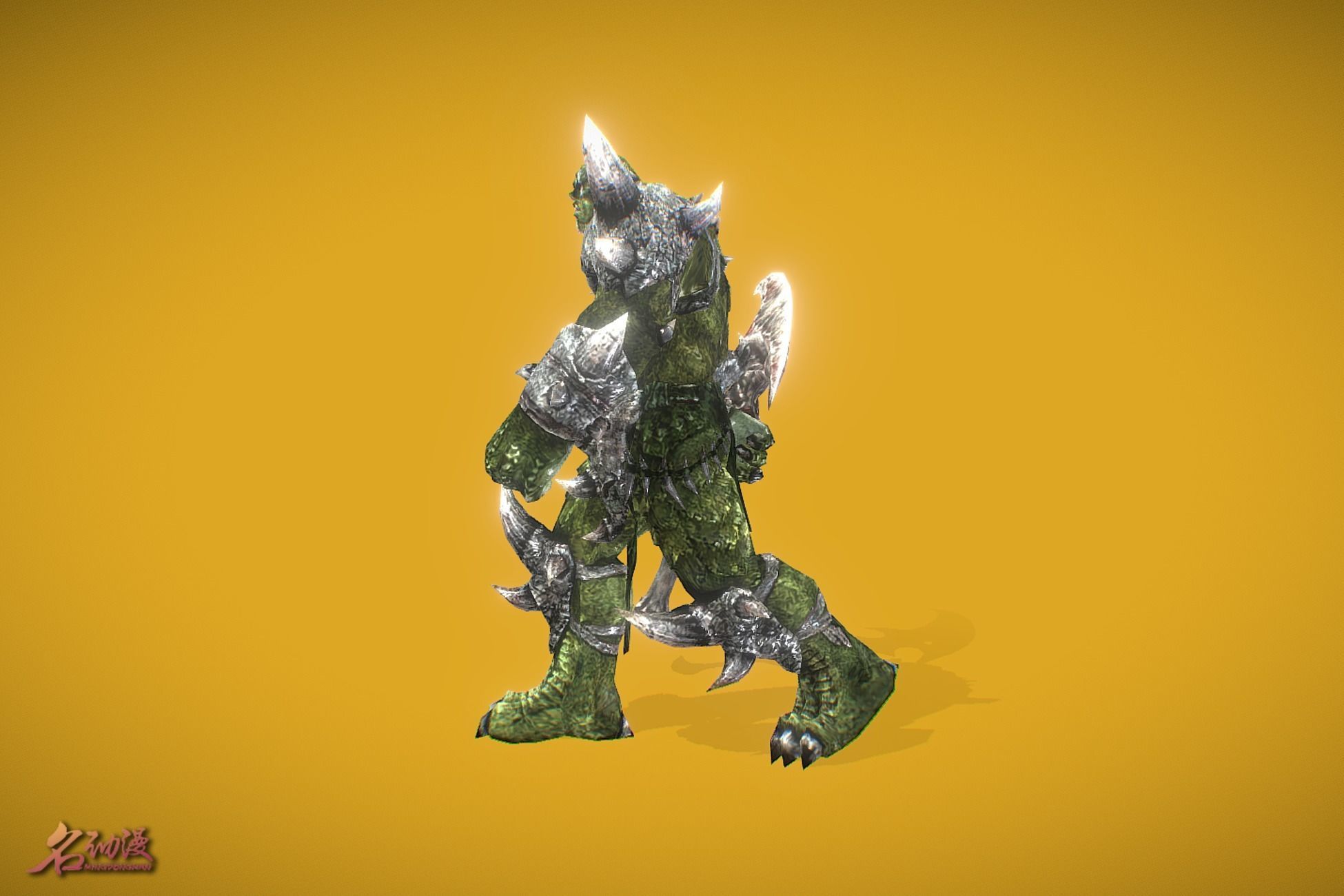 RPG Orc Low-poly 3D model_2