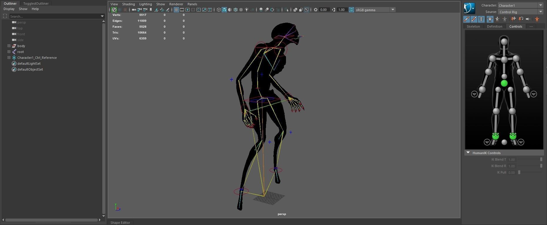 Astral Monster Low-poly 3D model_15
