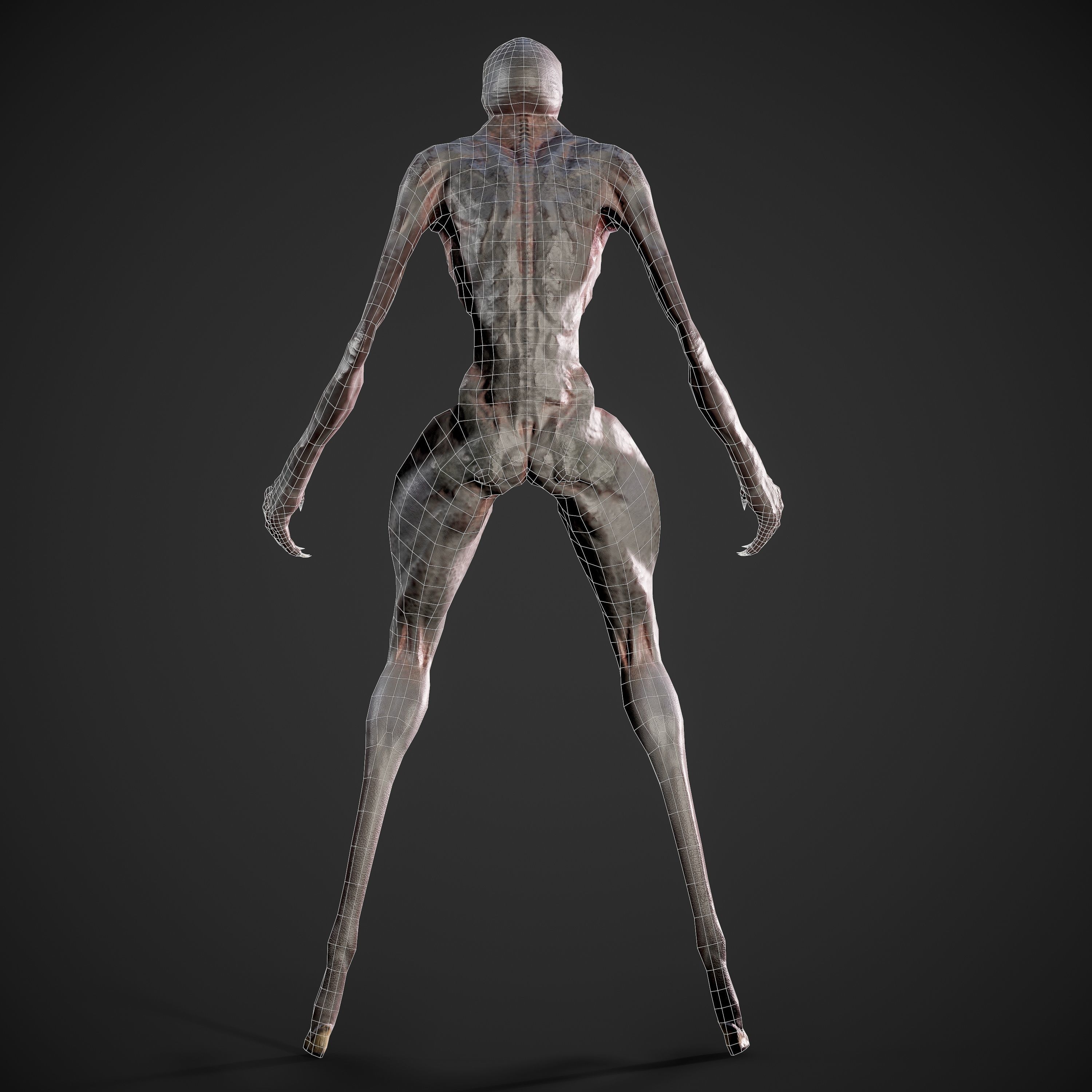 Astral Monster Low-poly 3D model_12