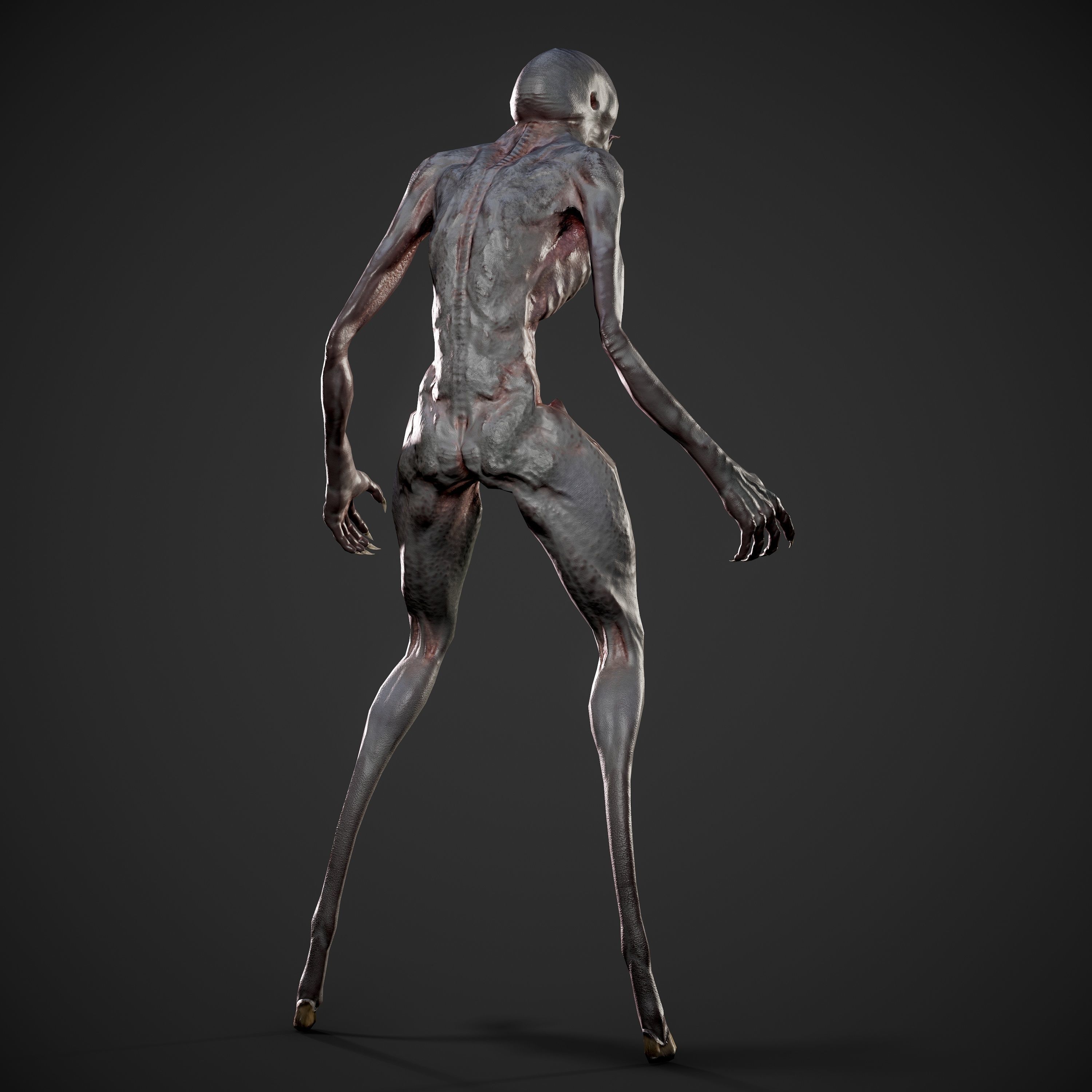 Astral Monster Low-poly 3D model_8