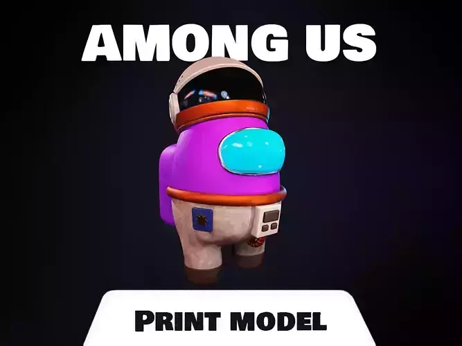 Among us Print Model - Astronaut Skin  3D print model