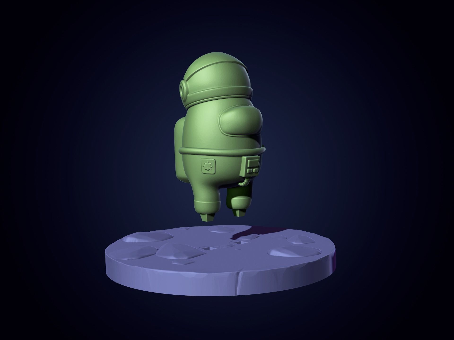 Among us Print Model - Astronaut Skin  3D print model_6