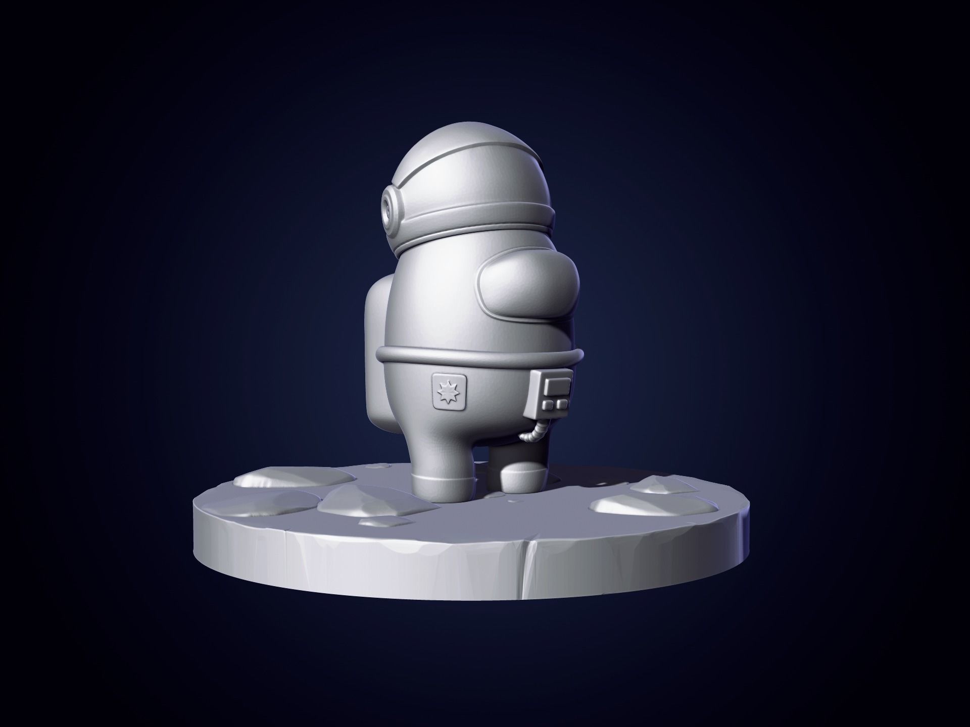 Among us Print Model - Astronaut Skin  3D print model_1