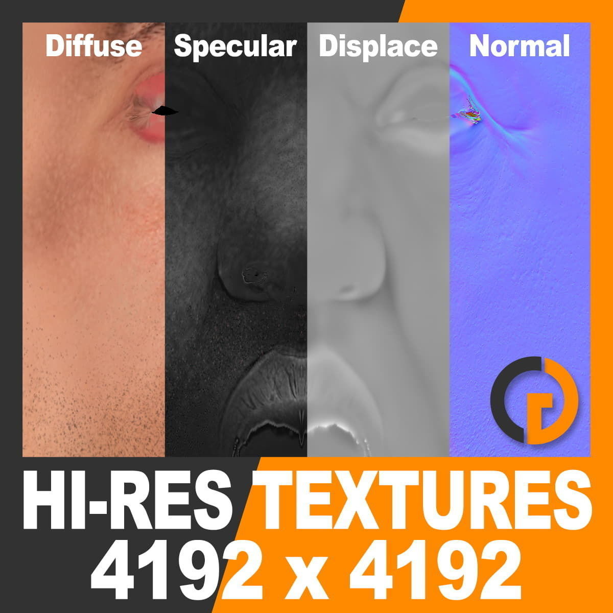 Human Male Body Textured - Anatomy 3D model_25