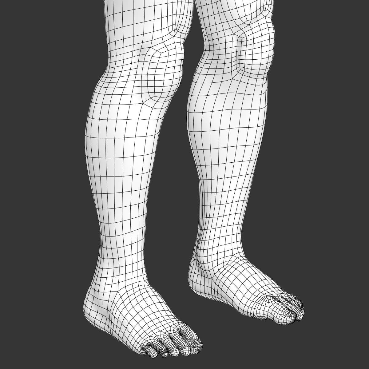 Human Male Body Textured - Anatomy 3D model_23