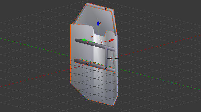 Ballistic Riot Shield SWAT POLICE 3D model_4