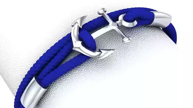 Anchor Bracelet 3D print model