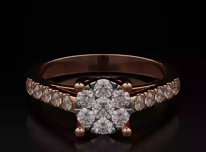 Imitation stone diamond ring 601