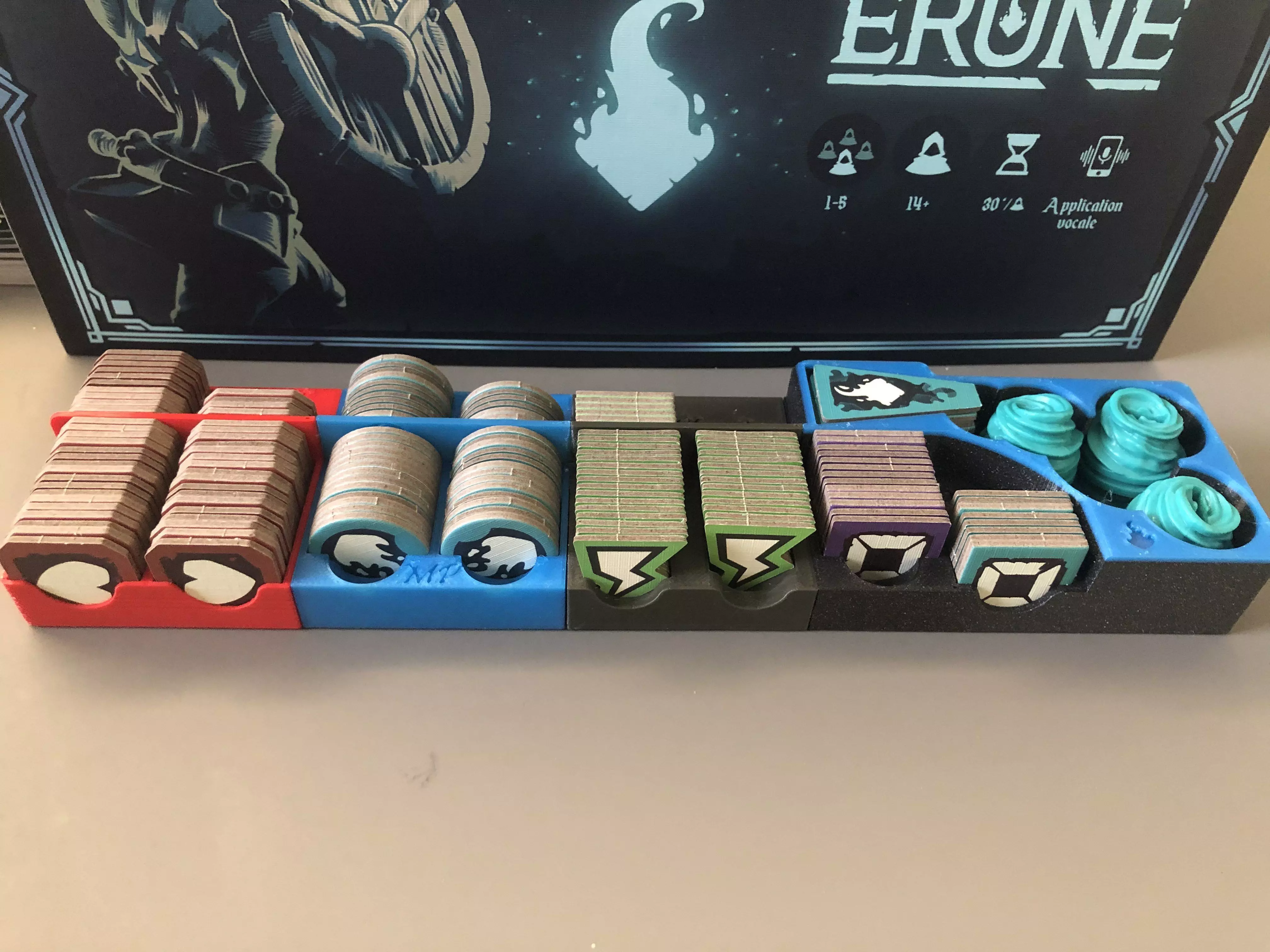 Erune Token Insert for Standard and Heroic Edition 3D print model