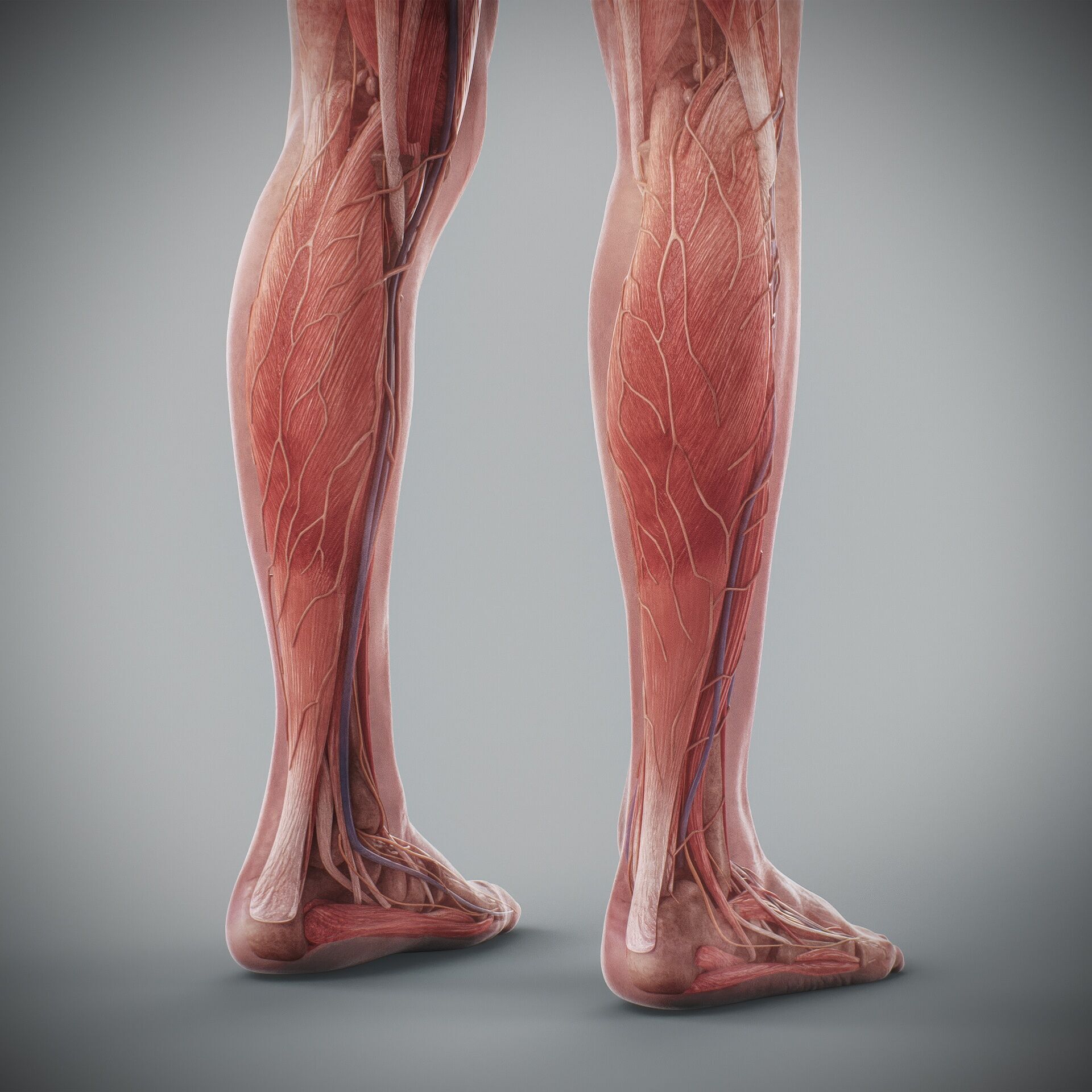 Human Male and Female Complete Anatomy 3D model_86