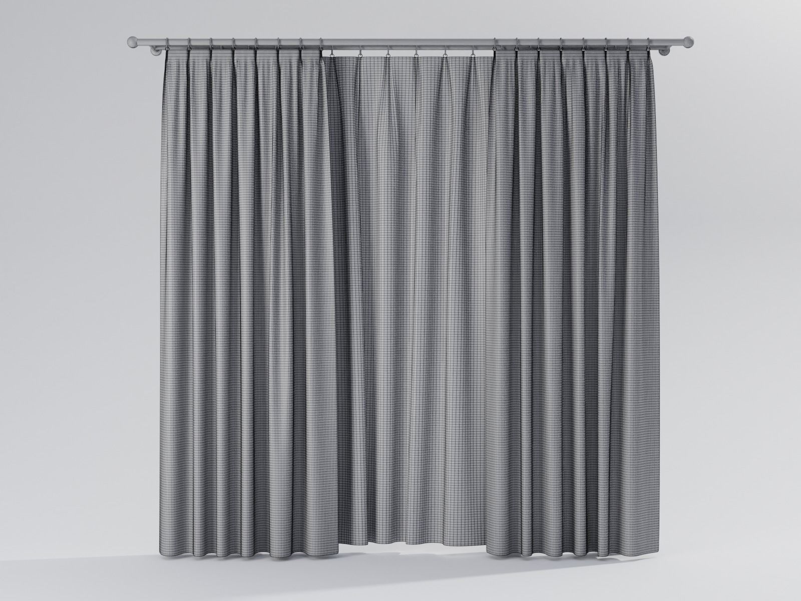 Curtains 03 collection 1 3D model_6