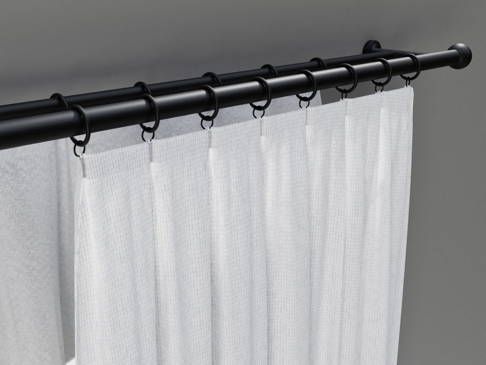 Curtains 03 collection 1 3D model_4