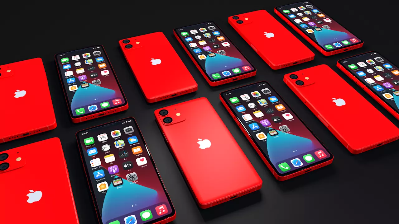 New Apple i-Phone 12 4GB 64GB 2021 Free 3D model
