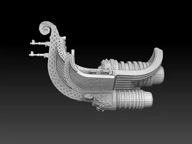 Rocket Knarr 3D print model