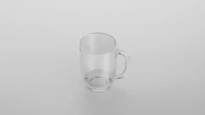 Beer mug Low-poly 3D model