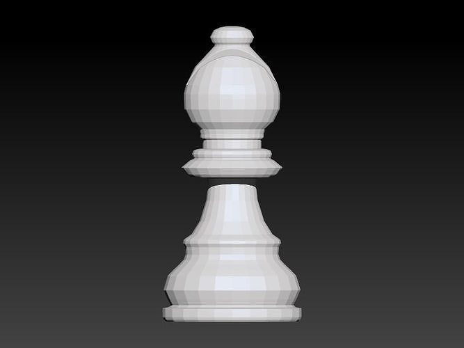 Chess Piece - Bishop 3D print model