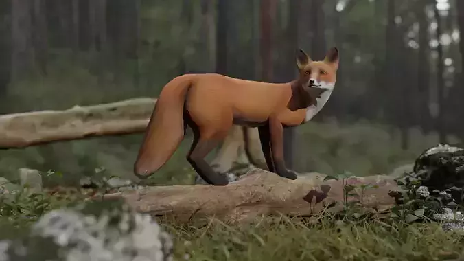 Fox LowPoly