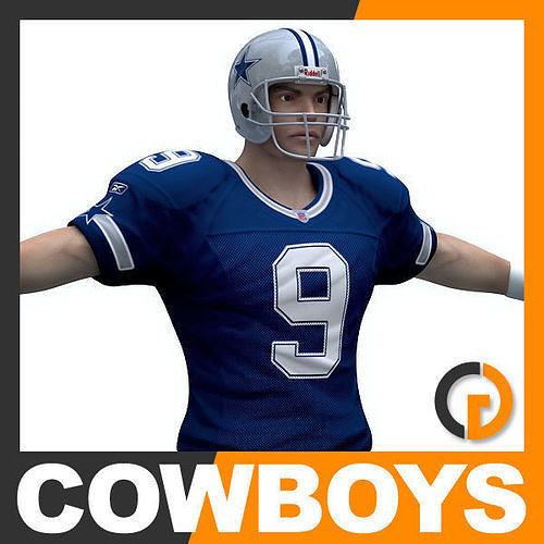 NFL Player Dallas Cowboys 3D model