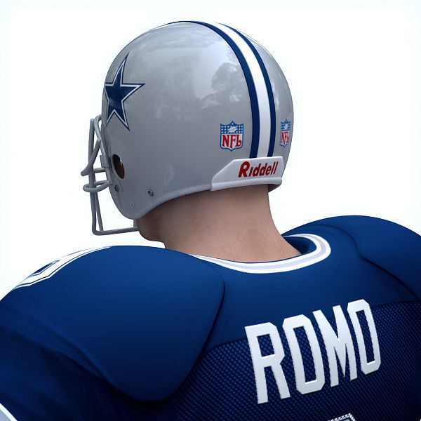 NFL Player Dallas Cowboys - Rigged 3D model_11