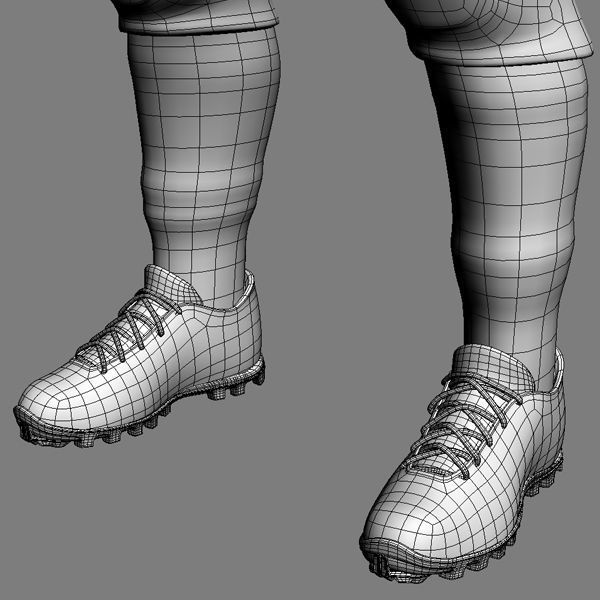 NFL Player Dallas Cowboys - Rigged 3D model_16