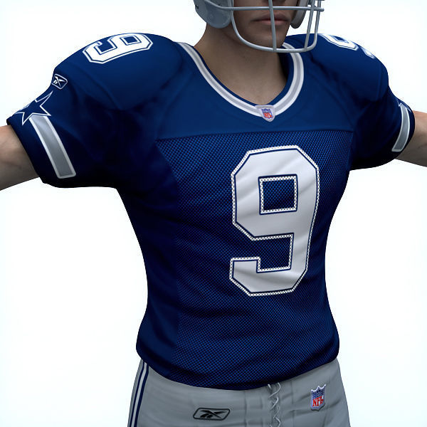 NFL Player Dallas Cowboys - Rigged 3D model_7