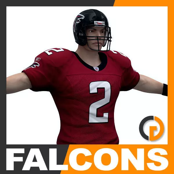NFL Player Atlanta Falcons 3D model