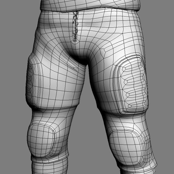 NFL Player Pittsburgh Steelers - Rigged 3D model_15